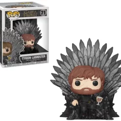 Best deal 🔥 Funko POP! Game of Thrones Tyrion Lannister Deluxe Vinyl Figure #71 [Iron Throne] ⭐