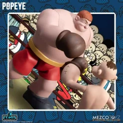Deals ✔️ Popeye the Sailor Man 5 Points Popeye & Oxheart in Boxing Ring Action Figure Boxed Set (Pre-Order ships January) ✨ -Mezco Toyz Shop popeyeoxheart inset3