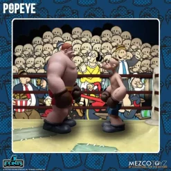 Deals ✔️ Popeye the Sailor Man 5 Points Popeye & Oxheart in Boxing Ring Action Figure Boxed Set (Pre-Order ships January) ✨ -Mezco Toyz Shop popeyeoxheart inset4