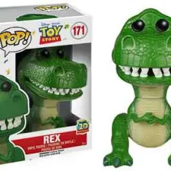 Outlet 🎁 Funko Toy Story POP! Disney Rex Vinyl Figure #171 [20th Anniversary, Damaged Package] ✨