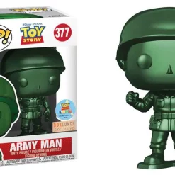 Promo 🔔 Funko Disney / Pixar Toy Story Land POP! Disney Army Man Exclusive Vinyl Figure #377 [Metallic] ✔️