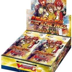 Best Pirce ⭐ Cardfight Vanguard G Trading Card Game Raging Clash of the Blade Fangs Booster Box VGE-G-BT10 [30 Packs] ⌛