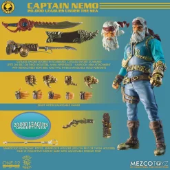 Best Pirce 😉 Rumble Society One:12 Collective Captain Nemo Action Figure 😀 -Mezco Toyz Shop rumblesocietycaptainnemo inset3