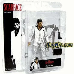 Best Pirce 🌟 Scarface The Player Action Figure [White Suit, Damaged Package] 😀