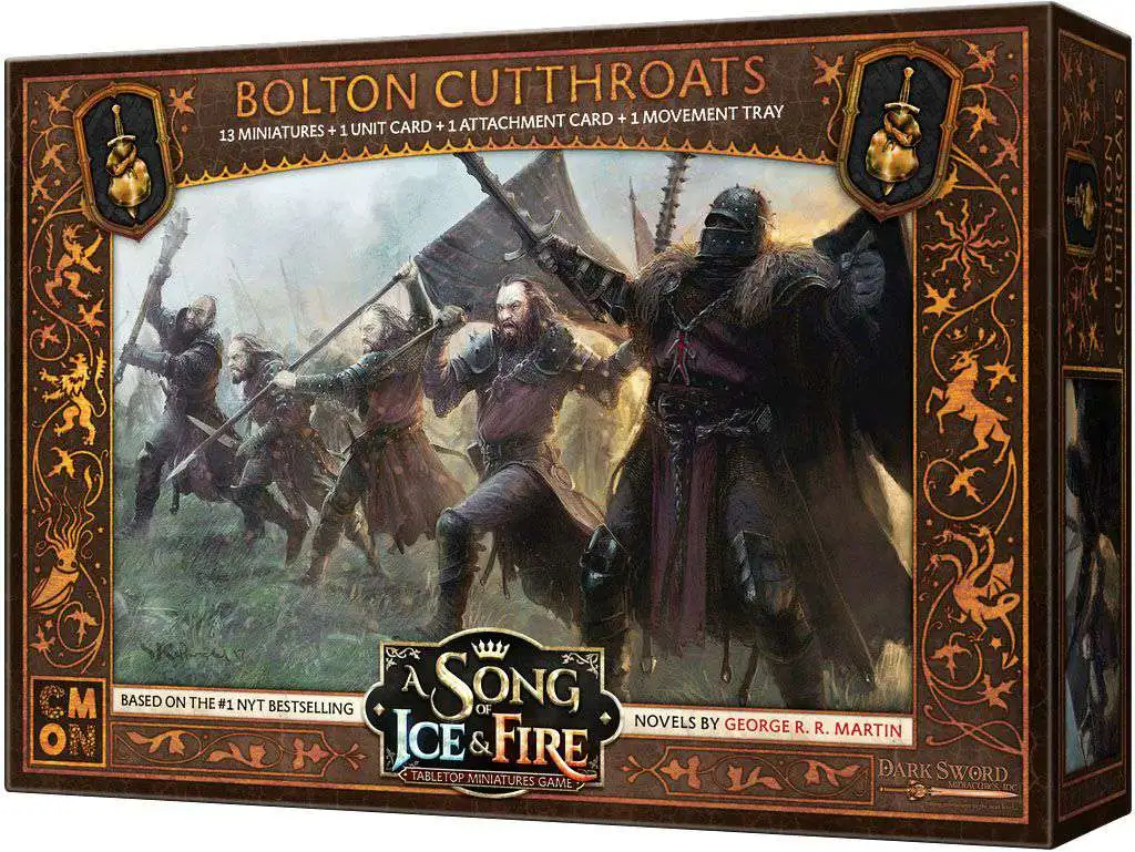 Cheapest π A Song of Ice & Fire Bolton Cutthroats Unit Box Tabletop Miniatures Game π 1 Cheapest π A Song of Ice & Fire Bolton Cutthroats Unit Box Tabletop Miniatures Game π