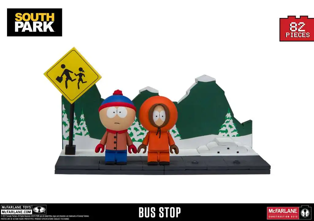 Deals π McFarlane Toys South Park Stan & Kenny With the Bus Stop Small Construction Set π 3 Deals π McFarlane Toys South Park Stan & Kenny With the Bus Stop Small Construction Set π - Image 3