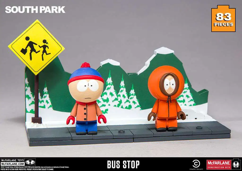 Deals π McFarlane Toys South Park Stan & Kenny With the Bus Stop Small Construction Set π 4 Deals π McFarlane Toys South Park Stan & Kenny With the Bus Stop Small Construction Set π - Image 4