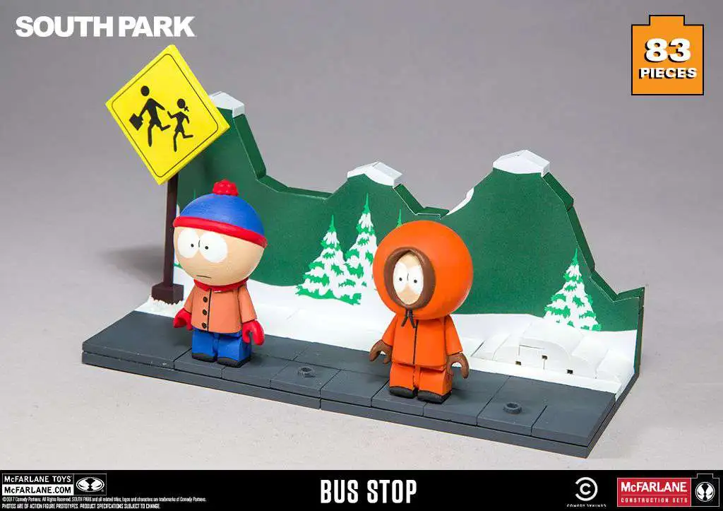 Deals π McFarlane Toys South Park Stan & Kenny With the Bus Stop Small Construction Set π 5 Deals π McFarlane Toys South Park Stan & Kenny With the Bus Stop Small Construction Set π - Image 5