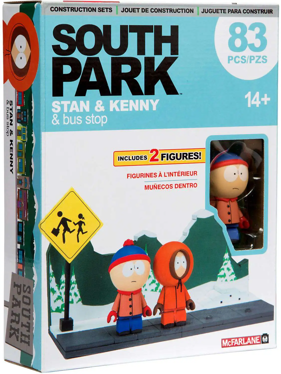 Deals π McFarlane Toys South Park Stan & Kenny With the Bus Stop Small Construction Set π 1 Deals π McFarlane Toys South Park Stan & Kenny With the Bus Stop Small Construction Set π