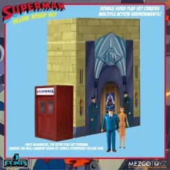 Deals ✨ DC 5 Points The Mechanical Monsters (1941) Deluxe Action Figure Boxed Set [Superman, Clark Kent, Lois Lane & Robot 5] (Pre-Order ships January) ⌛ -Mezco Toyz Shop superman5pointsdeluxeset inset4