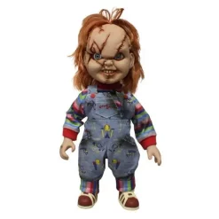 Flash Sale 🎁 Child's Play MDS Designer Series Chucky Mega Scale TALKING Action Figure [Scarred] ⌛ -Mezco Toyz Shop talkingchucky inset2