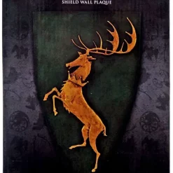 Best deal 💯 Game of Thrones Baratheon Shield Wall Plaque 🔔 -Mezco Toyz Shop thronesplaquebaratheon inset2