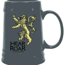 Best Pirce ✨ Game of Thrones Lannister Sigil Ceramic Stein 💯