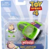 Budget 🎁 Disney / Pixar Toy Story 4 MINIS Buzz Lightyear & Spaceship Mini Figure & Vehicle 🎁