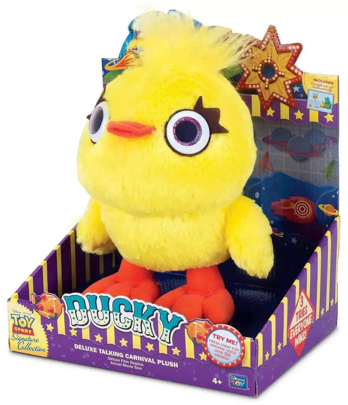 Deals π Toy Story 4 Signature Collection Ducky Exclusive 12-Inch Plush with Sound β¨ 1 Deals π Toy Story 4 Signature Collection Ducky Exclusive 12-Inch Plush with Sound β¨