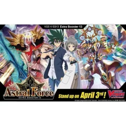 New 🎁 Cardfight Vanguard V Trading Card Game The Astral Force Extra Booster Box VGE-V-EB13 [12 Packs] 💯