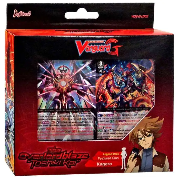 Deals ✔️ Cardfight Vanguard Trading Card Game The Overlord Blaze "Toshiki Kai" G Legend Deck VGE-G-LD02 ⌛ 1 Deals ✔️ Cardfight Vanguard Trading Card Game The Overlord Blaze "Toshiki Kai" G Legend Deck VGE-G-LD02 ⌛